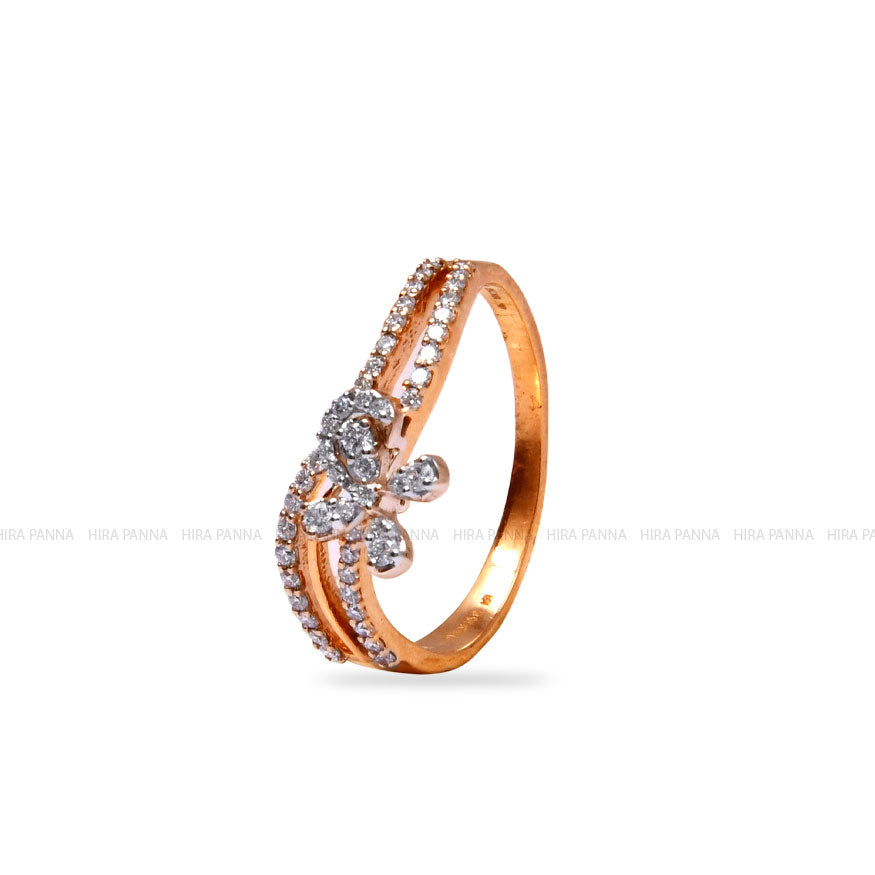 Rose Gold Diamond Ring