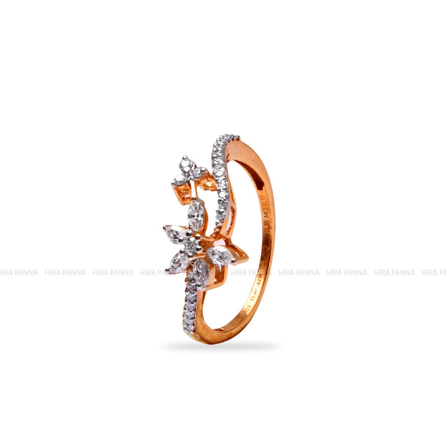 Rose Gold Diamond Ring