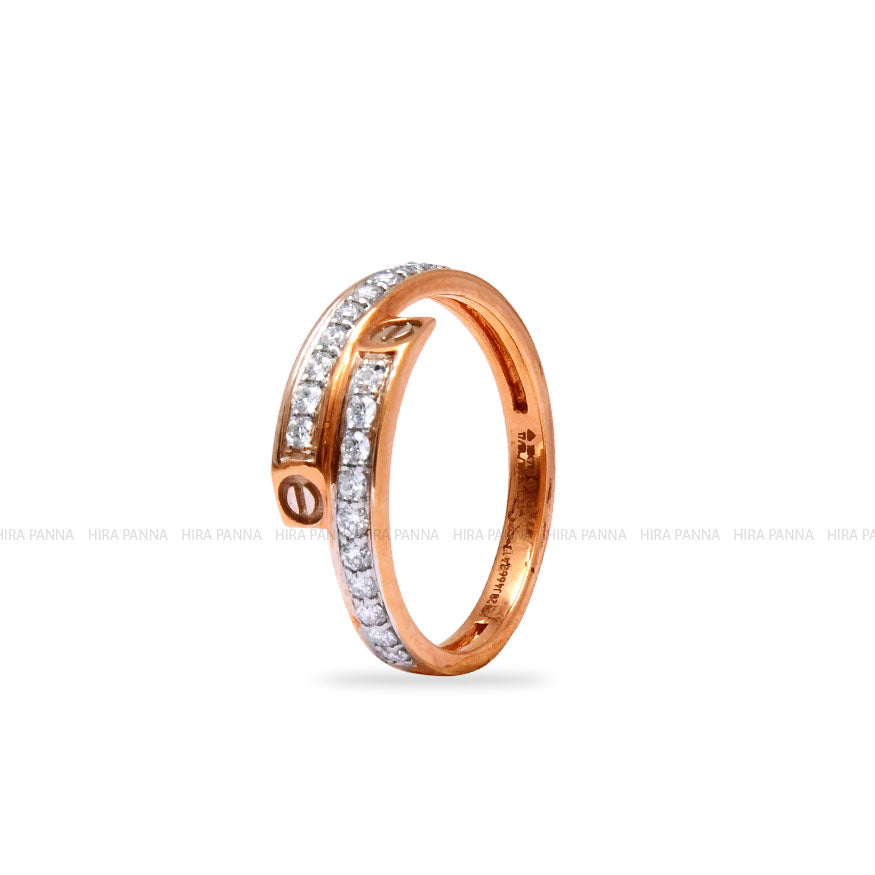 Rose Gold Diamond Ring