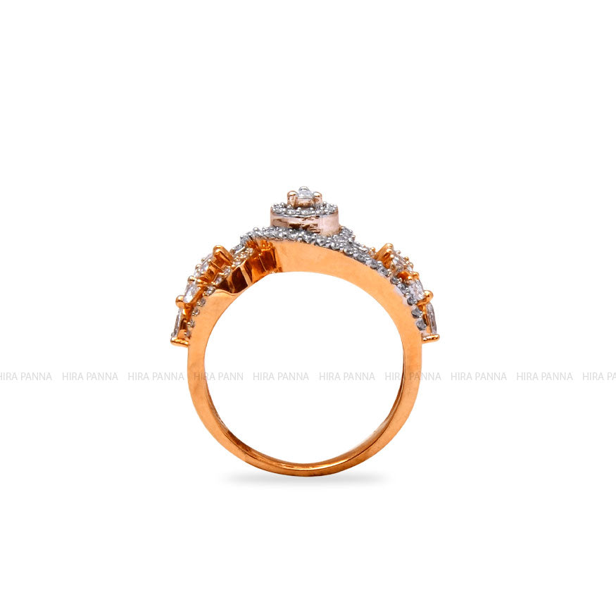 Rose Gold Diamond Ring