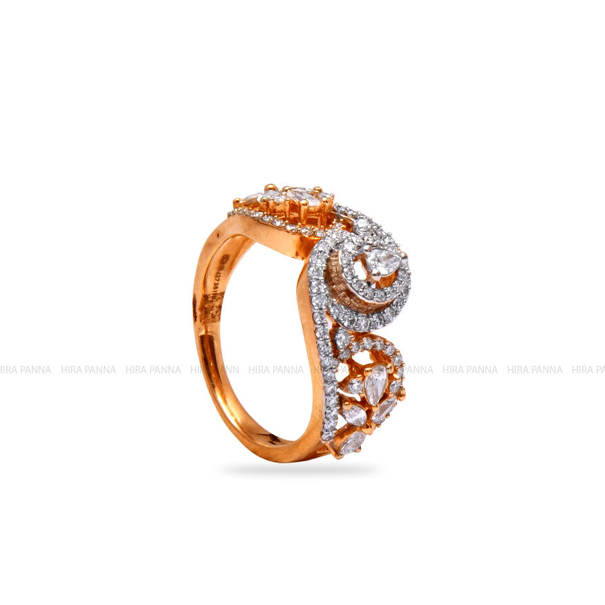 Rose Gold Diamond Ring