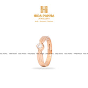 Rose Gold Women's Diamond Ring