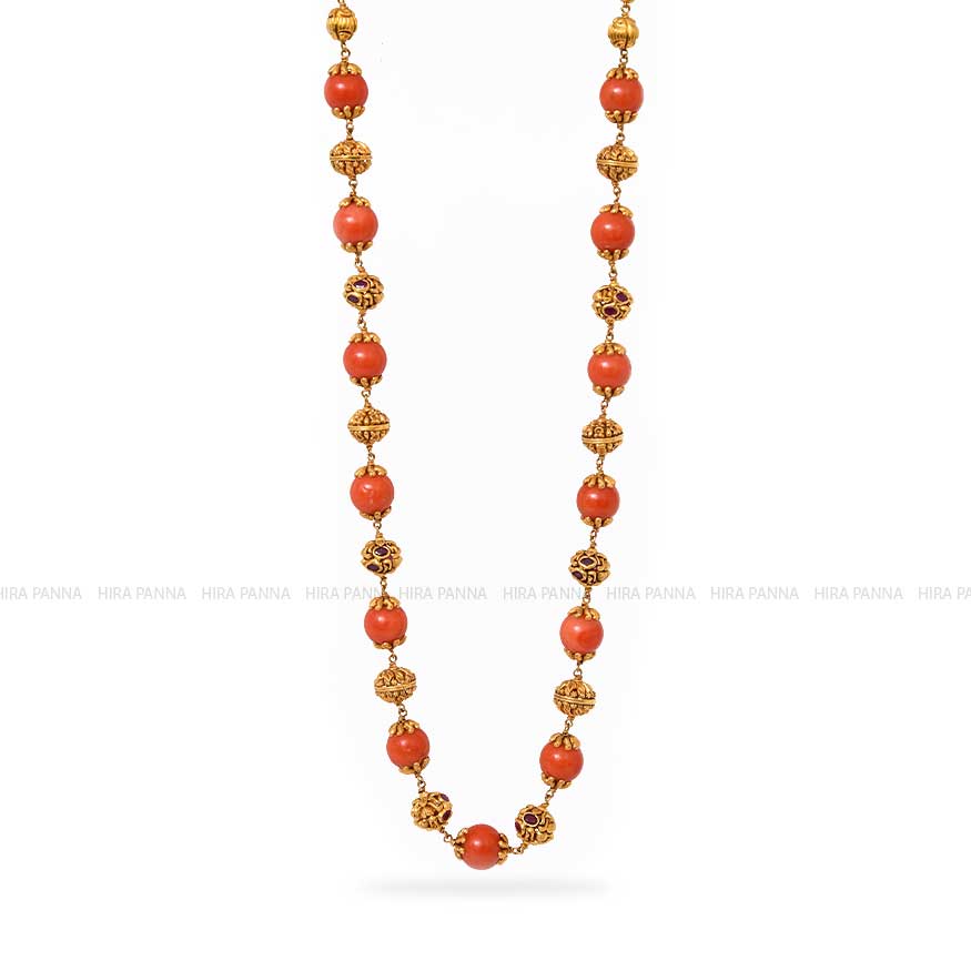 Coral Fancy Mala