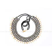 Black Beads Fancy Mala
