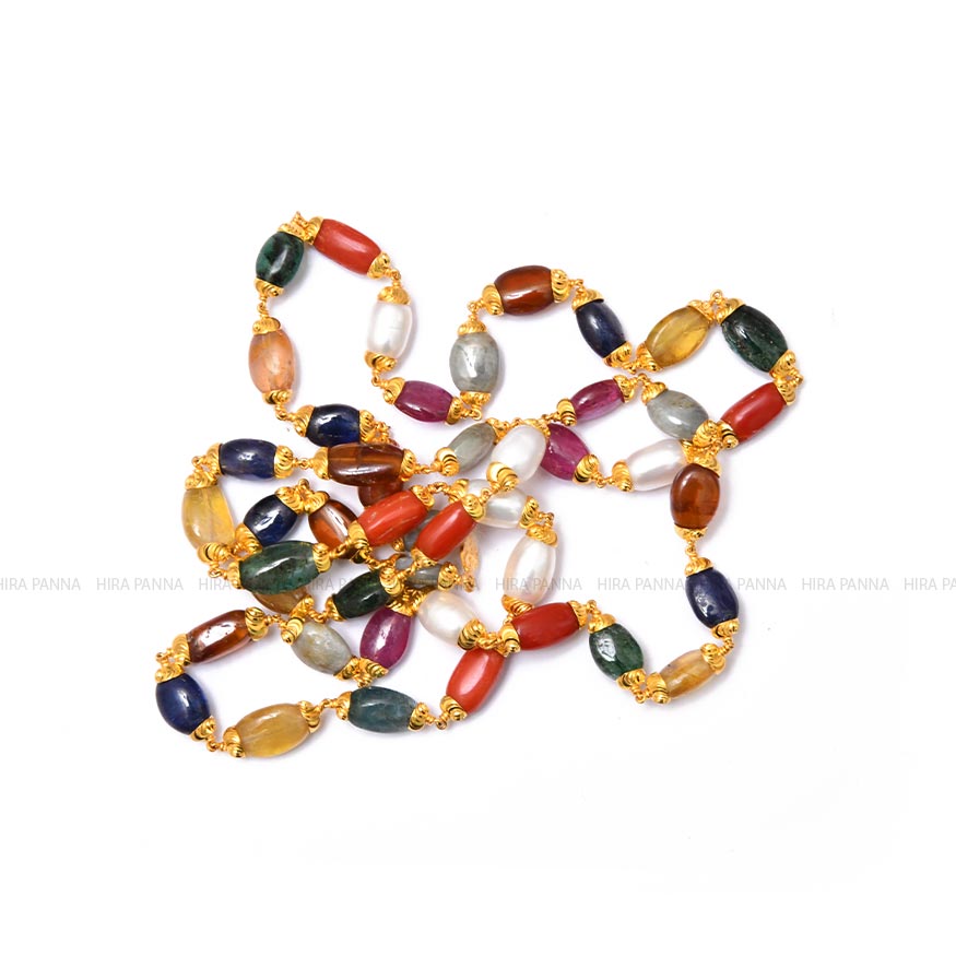 Navratna Pearl Fancy Mala