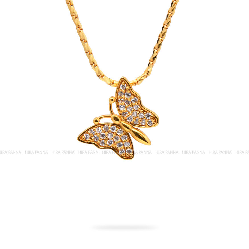 Gold Butterfly Pendant