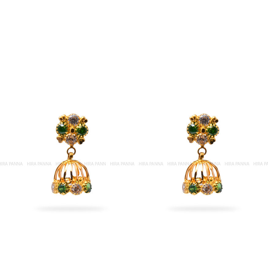 Gold Jhumki Earring