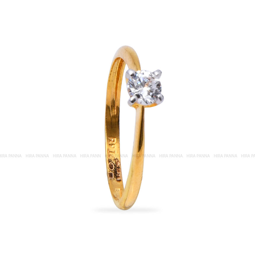 Solitaire Hand Ring