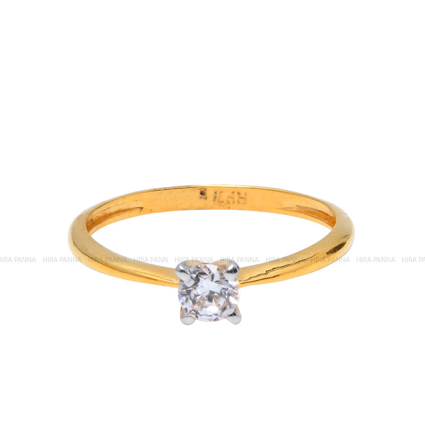 Solitaire Hand Ring