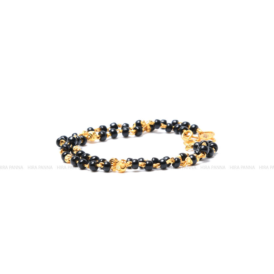 Black Beads Bracelet