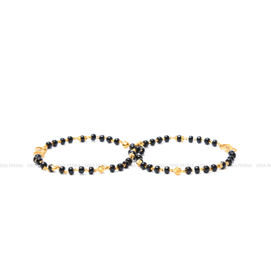 Black Beads Bracelet