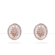 Rose Gold Pendant & Earring