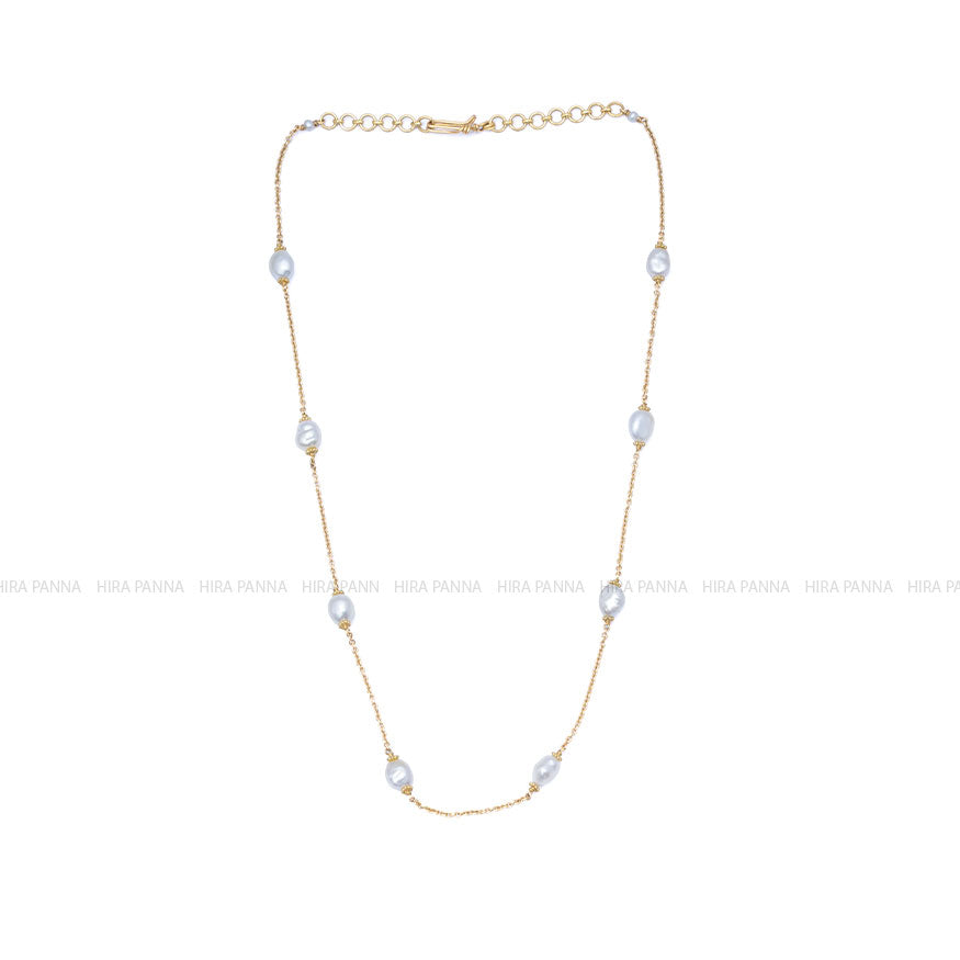 Gold Pearl Chain