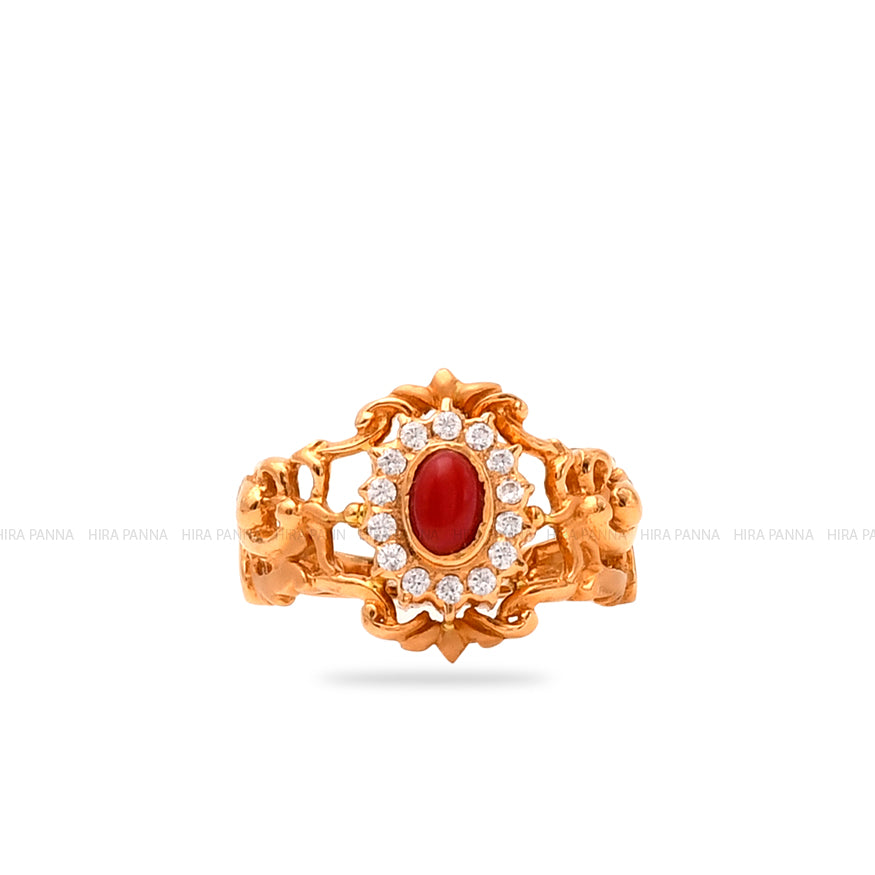 Handmade Coral Ring