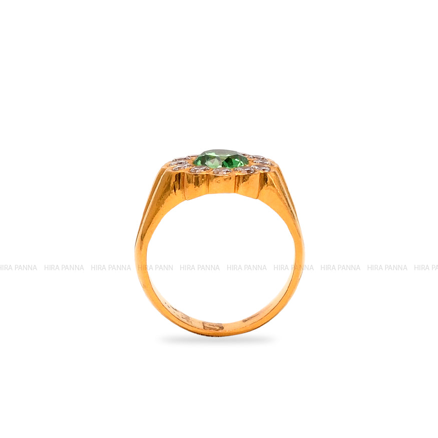 Handmade Fancy Emerald Ring