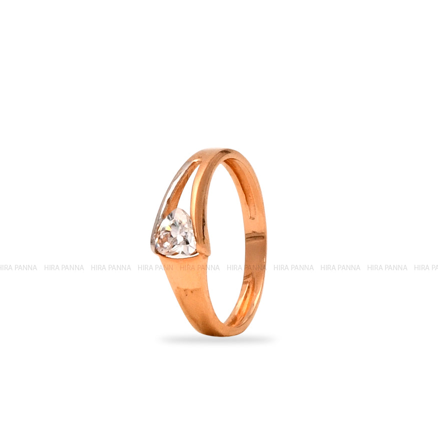 Rose Gold Dual Tone Ring