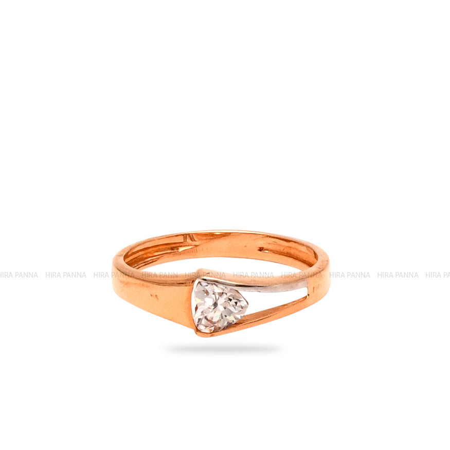 Rose Gold Dual Tone Ring