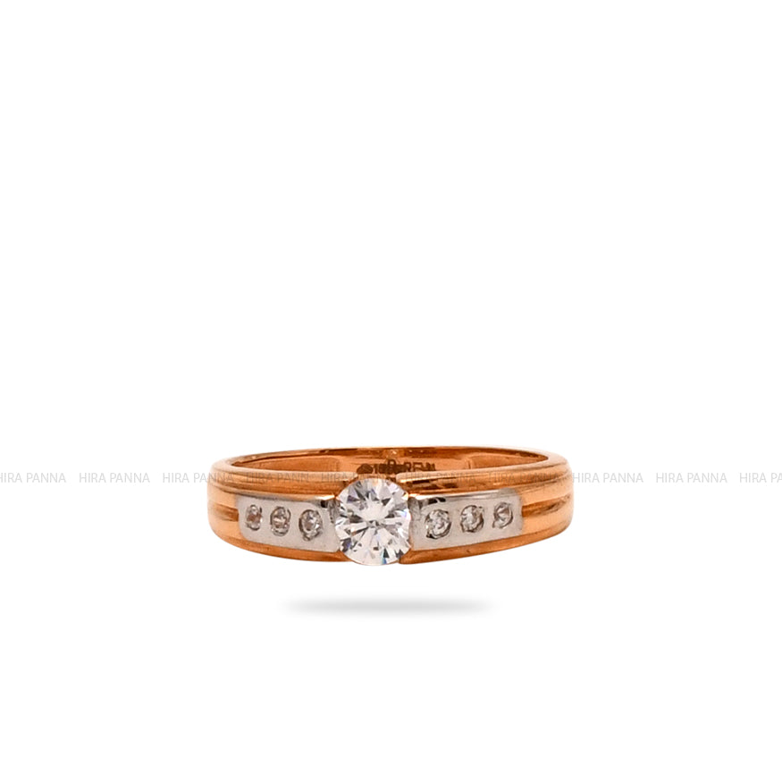 Rose Gold Dual Tone Ring