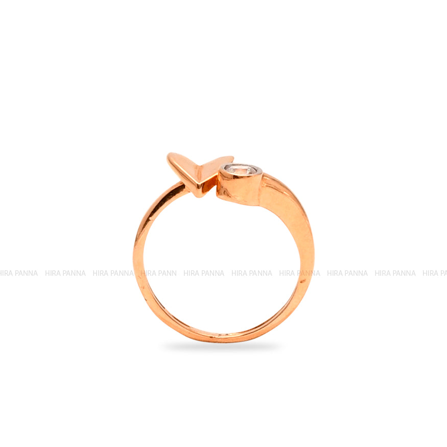 Rose Gold Dual Tone Ring