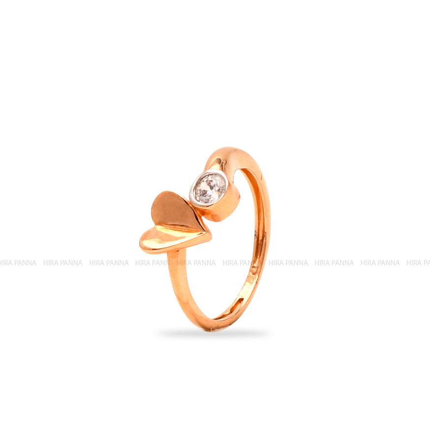 Rose Gold Dual Tone Ring