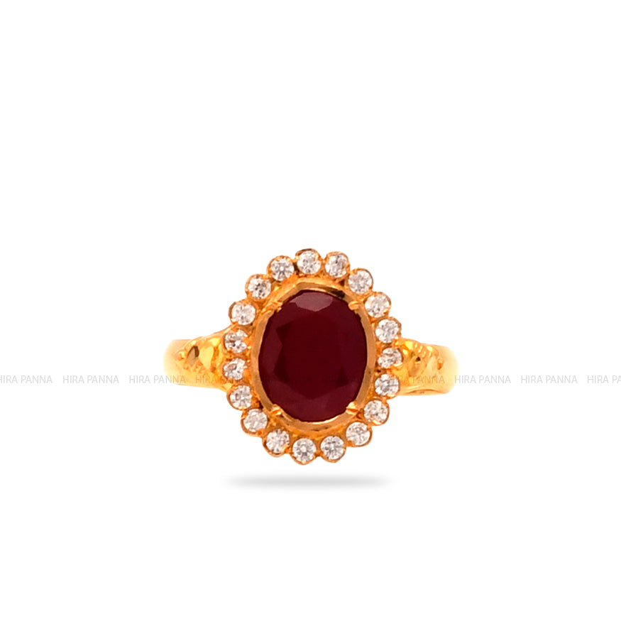 Solitaire Ruby Ring