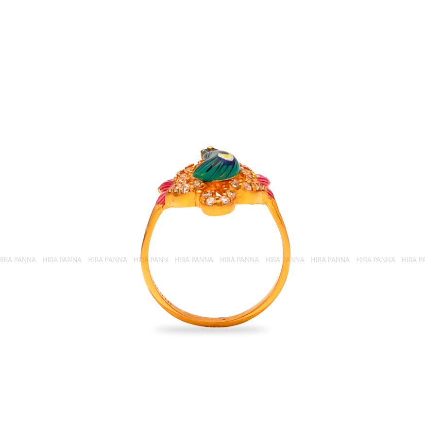 Fancy Peacock Ring