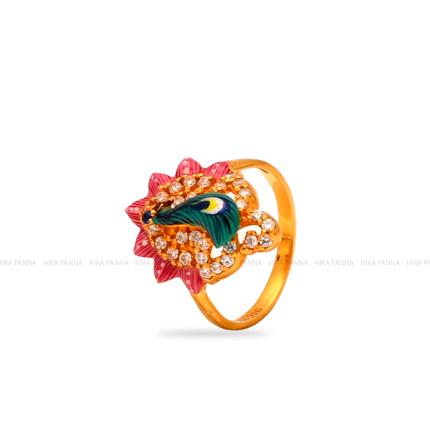 Fancy Peacock Ring