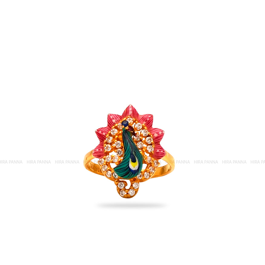 Fancy Peacock Ring