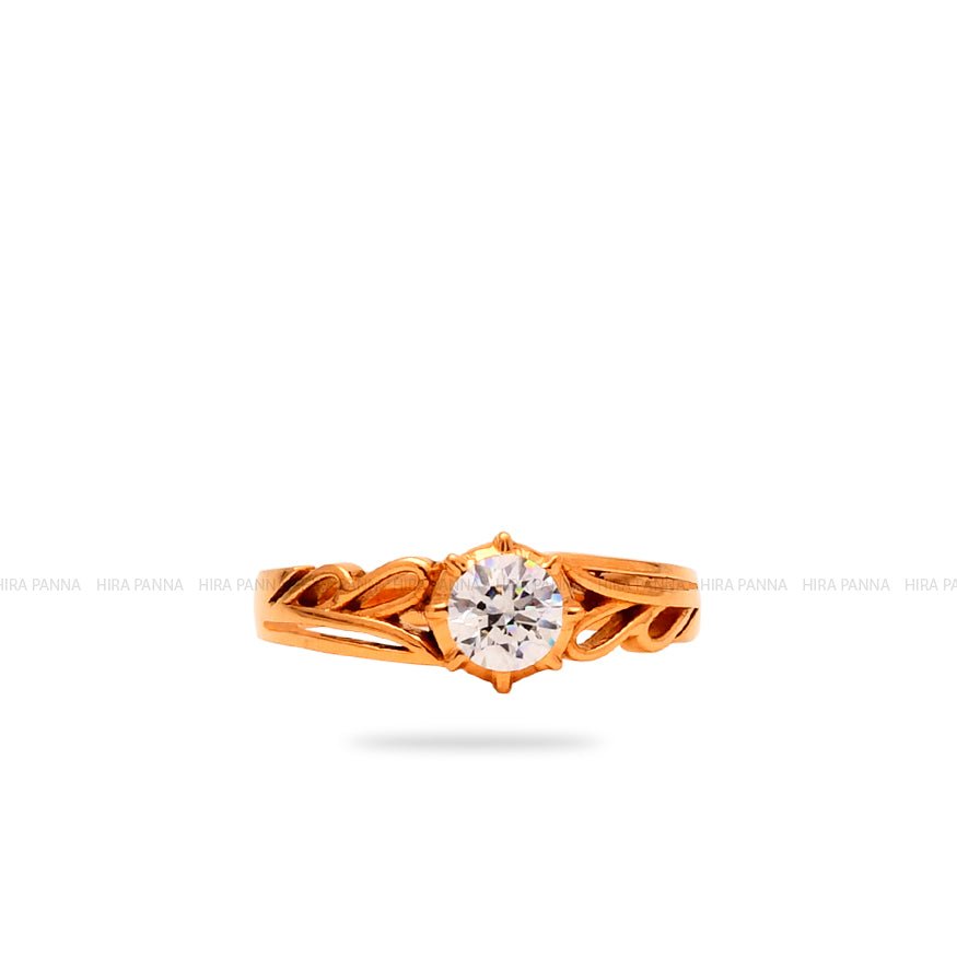 Casting Solitaire Ring