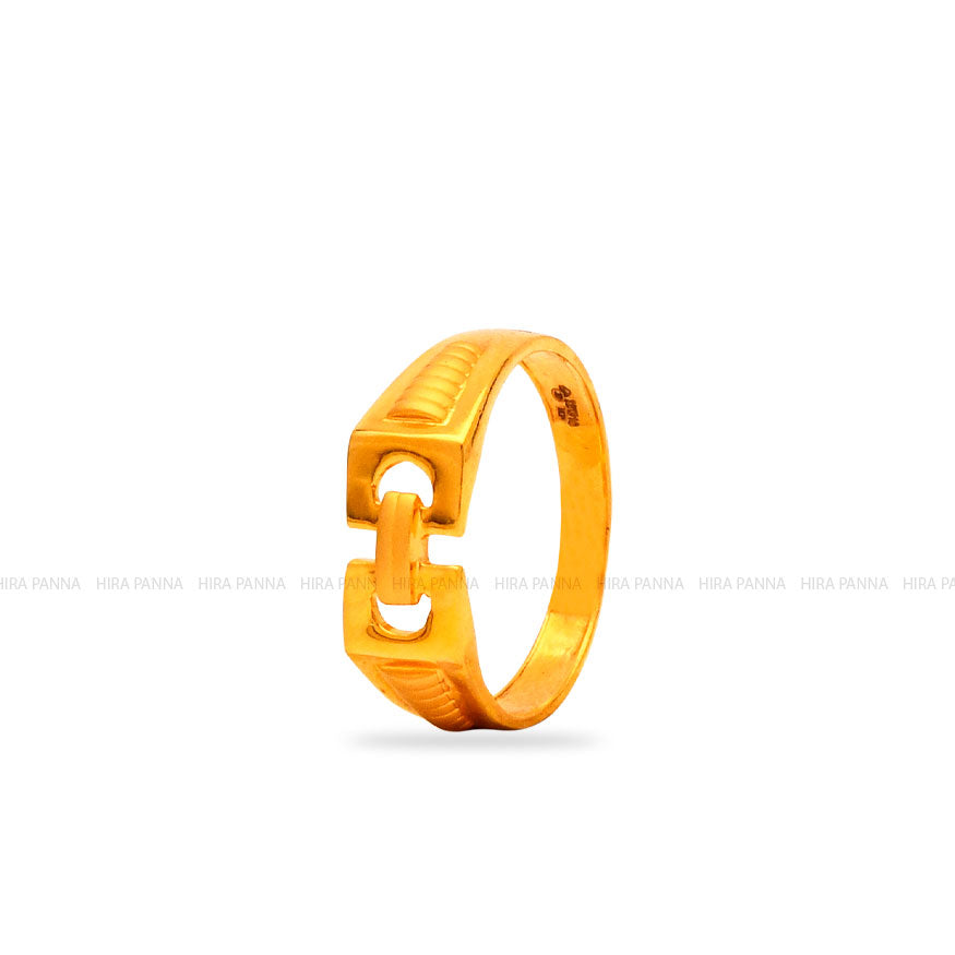 Handmade Plain Gold Ring