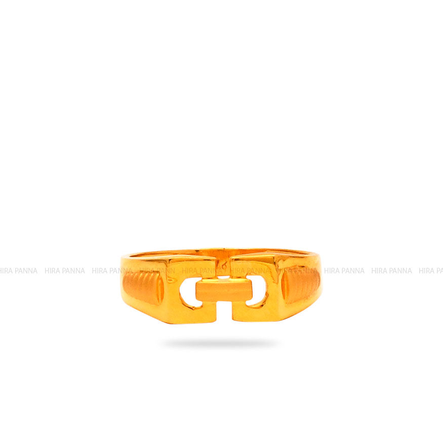 Handmade Plain Gold Ring