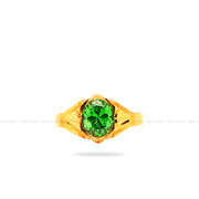 Handmade Emerald Solitaire Ring