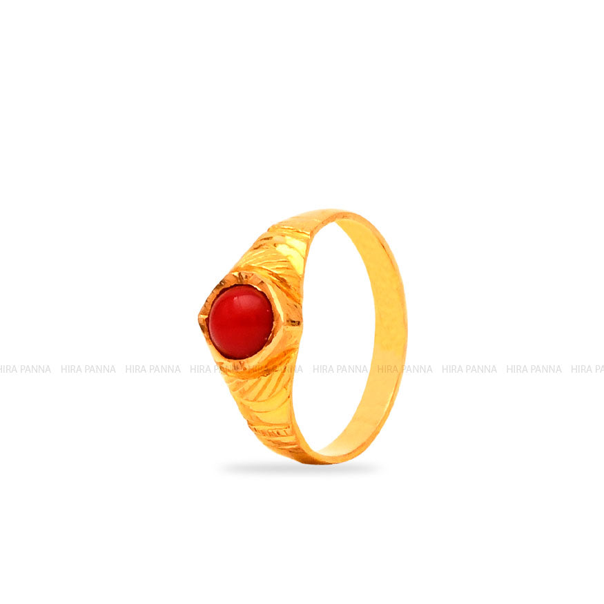 Handmade Coral Ring