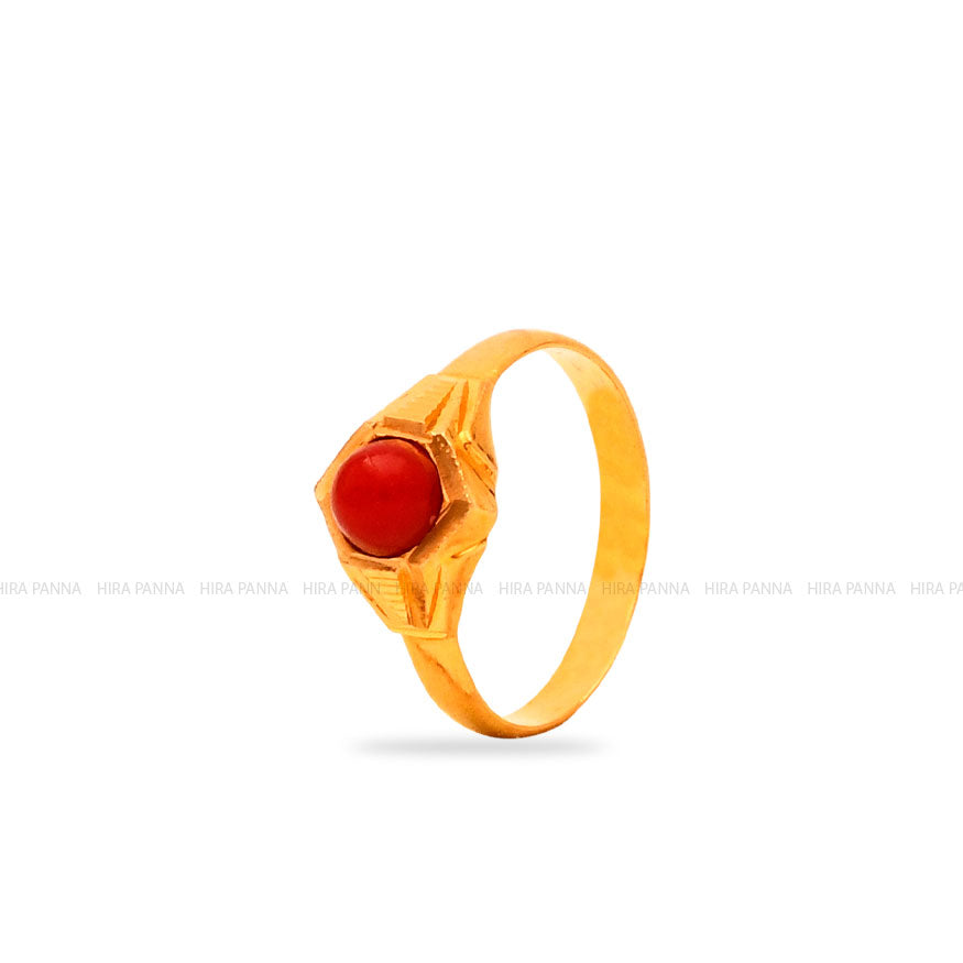 Handmade Coral Ring