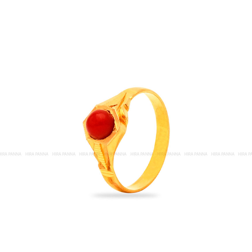 Handmade Coral Ring