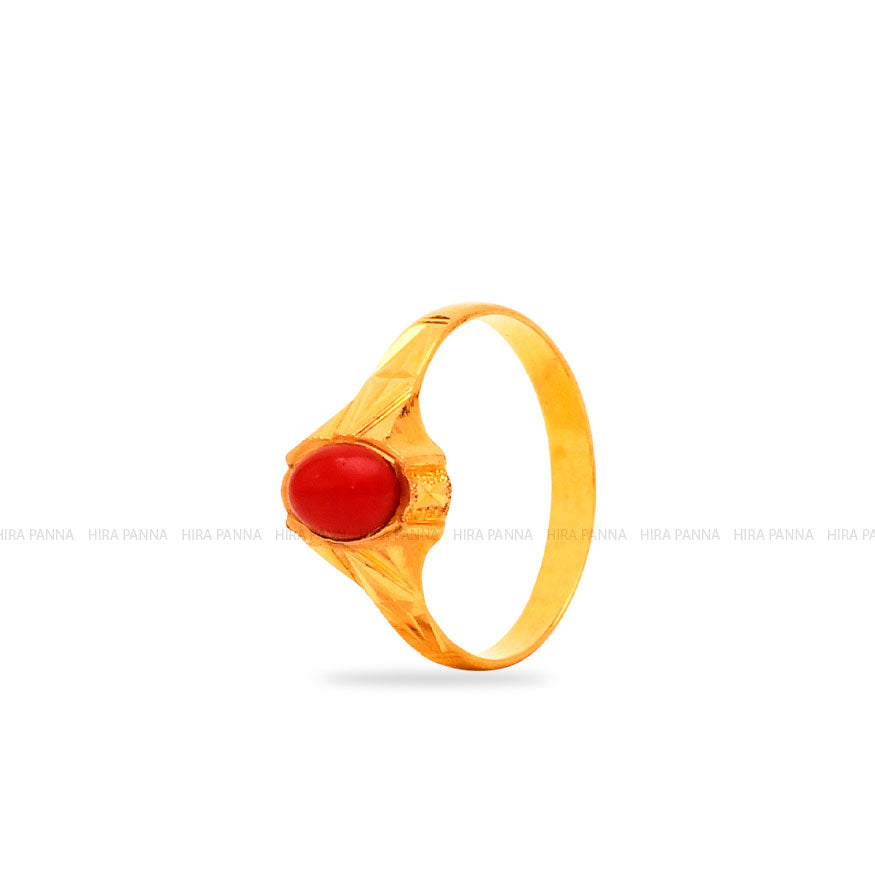 Handmade Coral Ring