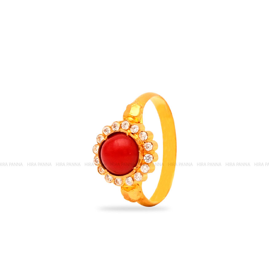 Handmade Coral Ring