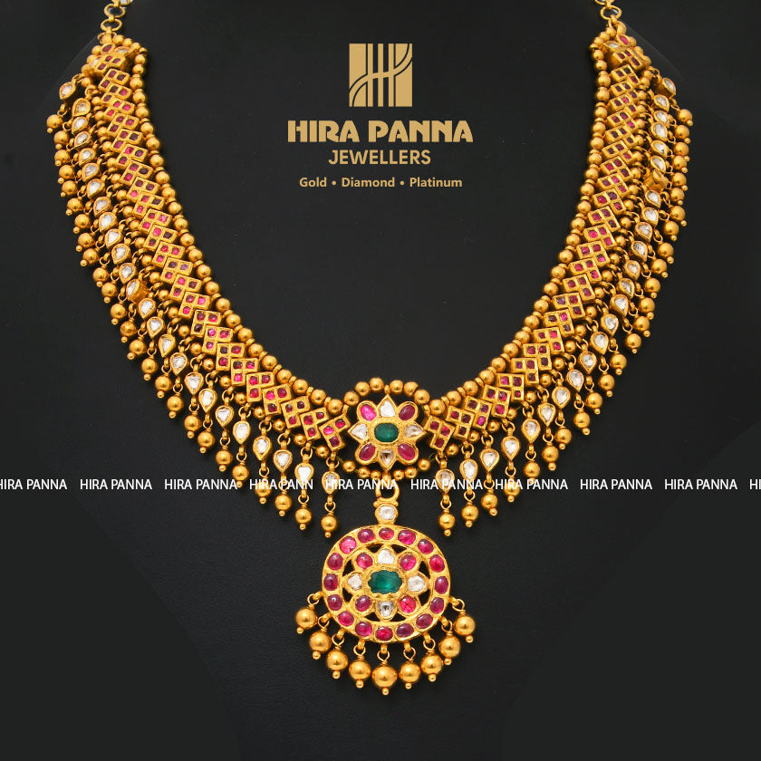 Kundan Polki Neckwear