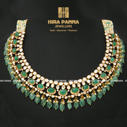 Triple Cut Diamond Neckwear Set