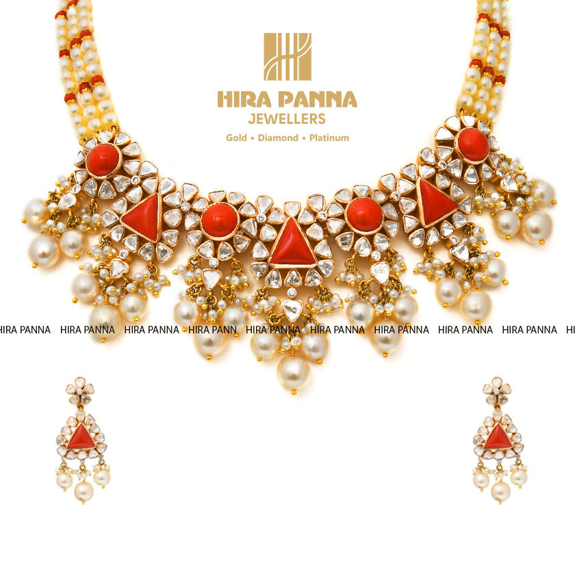 Coral Neckwear Set