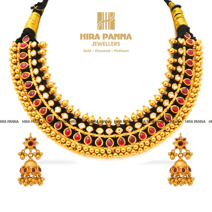 Thusi Kundan Neckwear Set