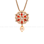 Special Chain & Jadau Pendant & Earrings