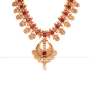 Antique Ruby Fancy Lakshmi Neckwear