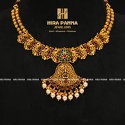 Antique Lakshmi Peacock Neckwear