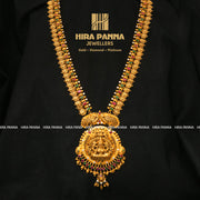 Antique Lakshmi Peacock Kasulu Neckwear