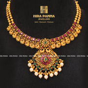 Antique Ruby Peacock Neckwear