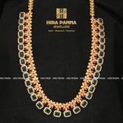Fancy Emerald Pachi Neckwear (2 in 1 Vaddanam)