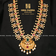 Fancy Peacock Lakshmi Devi Neckwear