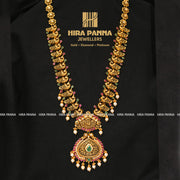 Antique Peacock Lakshmi Devi Neckwear