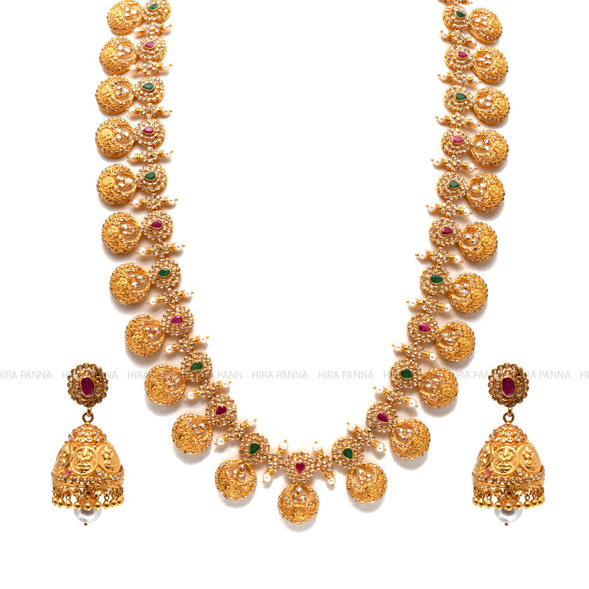 Antique Polki Neckwear / Vaddanam Set